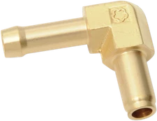 Drag Specialties 1/4" Brass Fuel Inlet Fitting Kelhin CV Carb for 1976-06 Harley