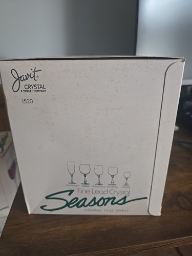 Javit Crystal Goblets J520 - Picture 4 of 4