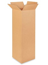 Pack of 15 12 X 12 X 40" Tall Corrugated Boxes