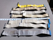  R1 Lot 7 Vintg IDE Ribbon Cables Master/Slave, COMAX, Foxconn, Various Length