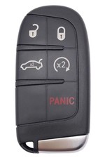 5 Buttons Replacement Key Fob Cover Case fit for Dodge Charger Black