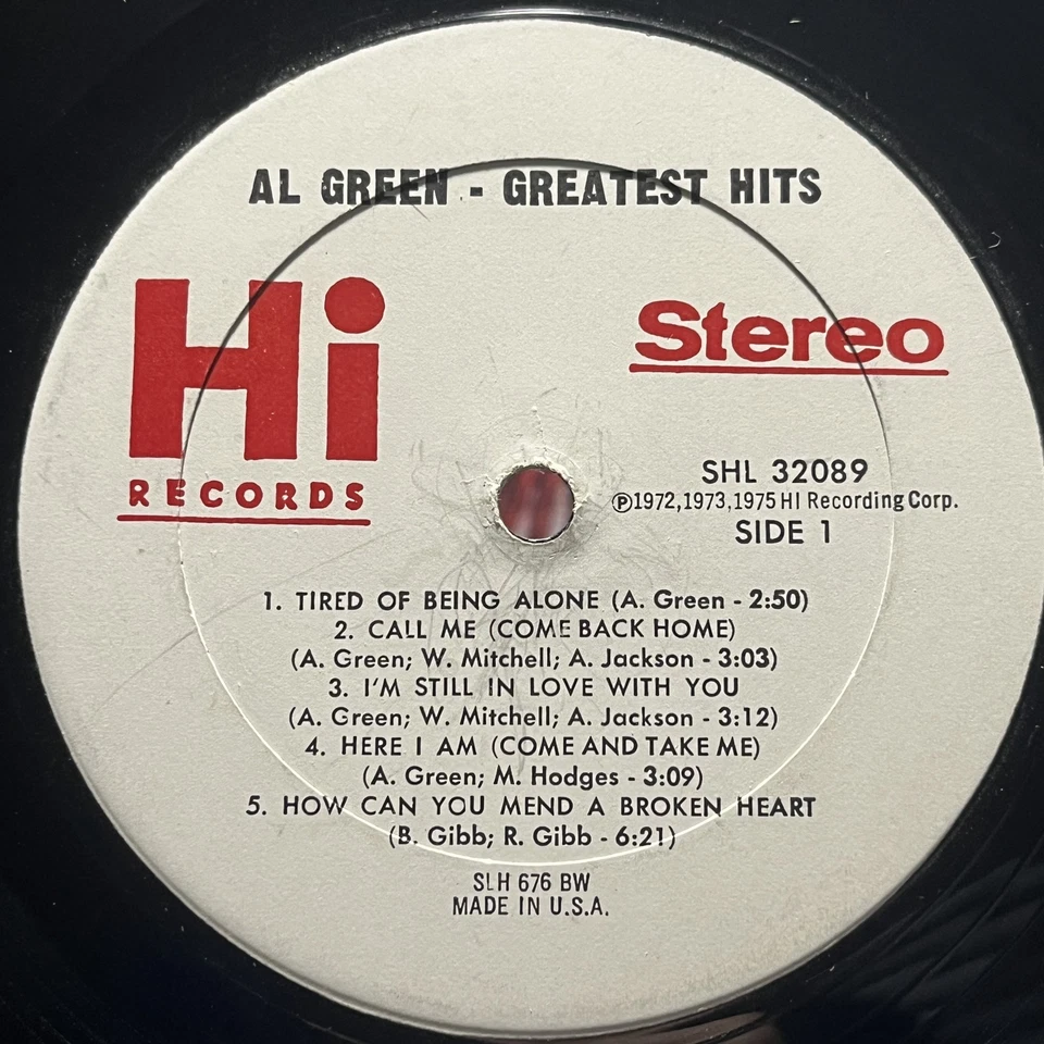 Funk / Soul Al Green - Greatest Hits Hi Records, London Records - Image 3 of 4