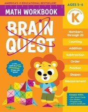 Workman Publishing Brain Quest Math Workbook: Kindergarten Paperback 
