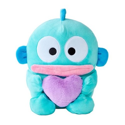Sanrio Hangyodon Fluffy Heart Plush, Stuffed Animal, Soft Toy