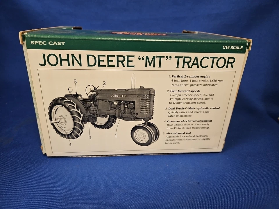 SPEC-CAST JOHN DEERE JDM-056 MT ТРАКТОР МАСШТАБ 1:16 - Изображение 4 из 4