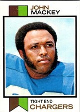 1973 Topps Football - John Mackey #118 - Sab Diego Chargers