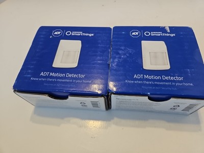 Lot Of 2 Samsung - SmartThings ADT Motion Detector - White  New