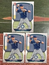 2023 Bowman Draft Colt Emerson (3) Card 1st Bowman Lot Mariners #BD-42
