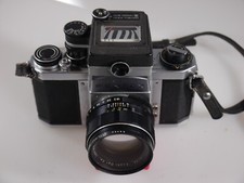 VINTAGE ASAHI Pentax SV Film Camera w 55/1.8 AUTO Takumar, H ExposureMeter. READ