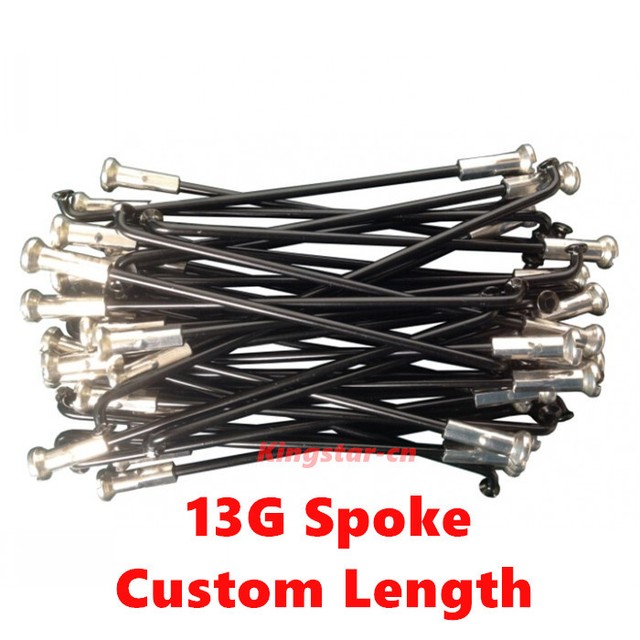 Customized length 13G Ebike spokes/ bicycle spokes ED black with