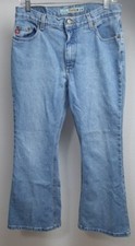 Vintage Girls 14 1/2 Mudd Blue Jeans Flare 31x26 Y2K