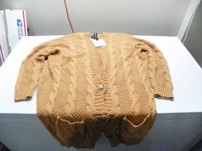 Agnes And Dora Boyfriend Cable Cardigan 