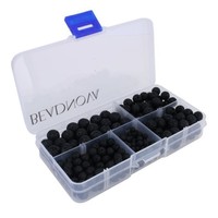 4-10mm Black Lava Stone Natural Rock Gemstone Round Loose Beads 340pcs Jewelry 4-10mm Black Lava Stone Natural Rock Gemstone Round Loose Beads 340pcs Jewelry