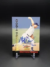 1994 Signature Rookies Signatures /8650 Matt Drews #29 Auto RC