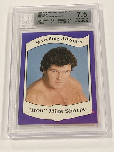 Iron Mike Sharpe #12 1983 Wrestling All Stars card