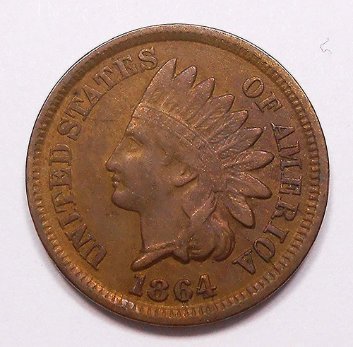 United States 1864 Indian Head Small Cent VF-XF Key HIGH Grade SCARCE USA Penny