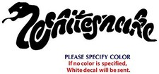 White Snake Metal Music Graphic Die Cut decal sticker Car Truck Boat Window 7"