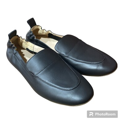 Everlane The Day Loafer Women's Sz Black Leather Slip On