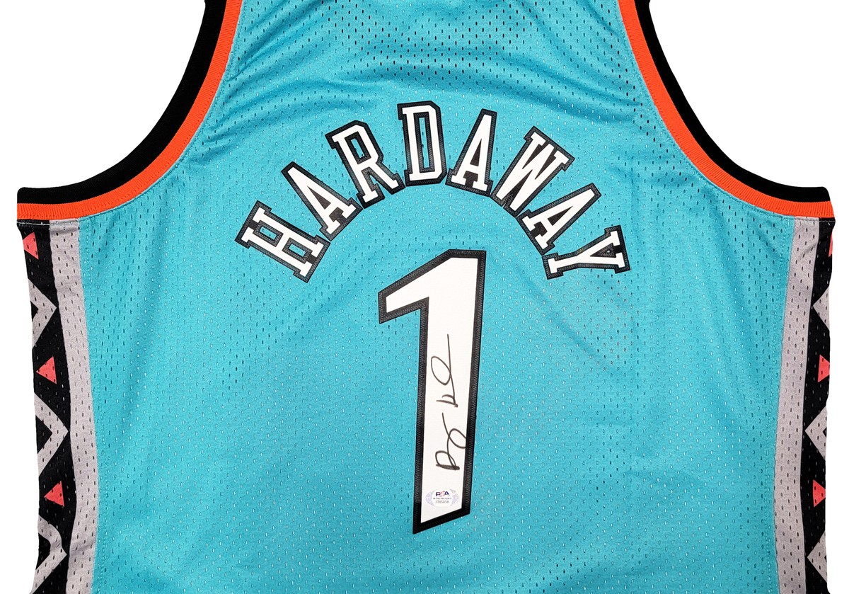 MAGIC ANFERNEE HARDAWAY AUTO TEAL M&N ALL STAR GAME FEB 11