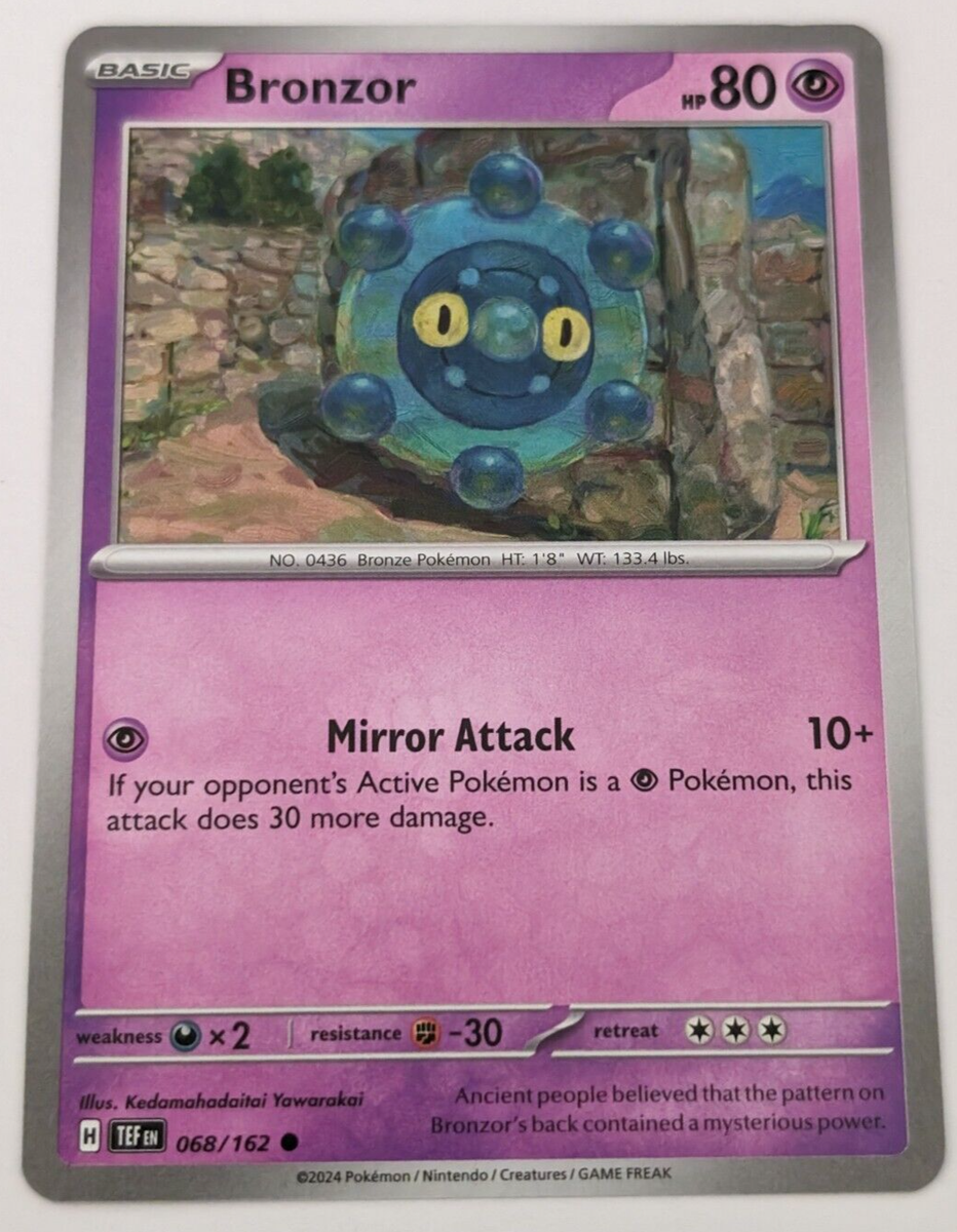 Bronzor 068/162 - 2024 Pokémon TCG - Twilight Masquerade Common | eBay