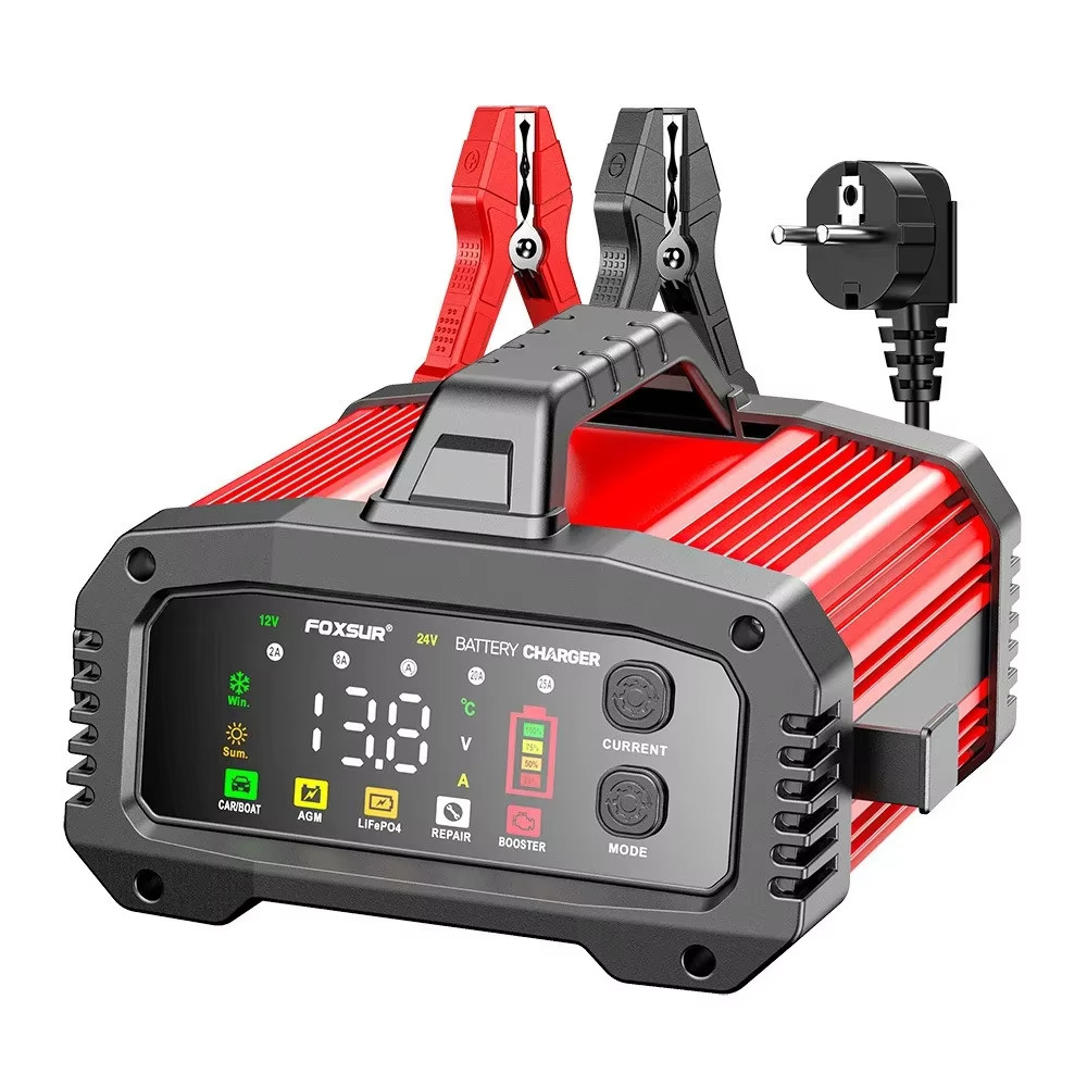 Chargeur batterie LiFePO4 12V 24V avec réparation automatique par impulsion