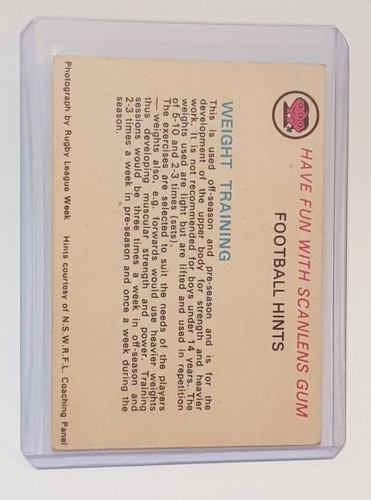 1977 Roger Lavis North Sydney Bears #43 Scanlens Rugby League card NRL NSW (160) - Picture 2 of 24