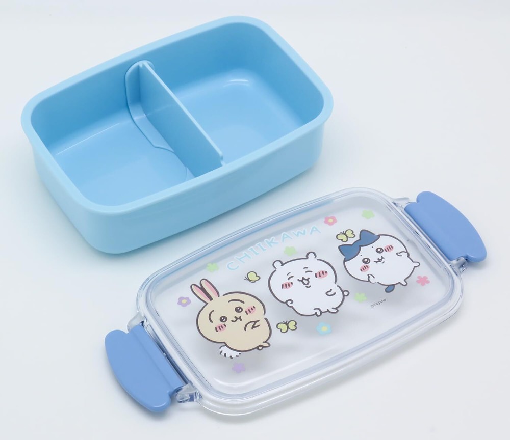 OSK 500ml Chiikawa Bento Box with Dividers Antibacterial Made in Japan