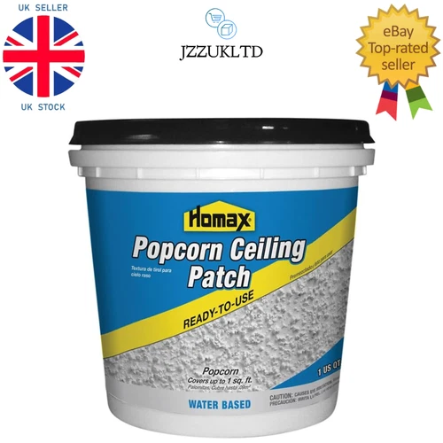Homax Ready-to-Use Popcorn Ceiling Patch Texture Covers Up To 1 sq ft -  White