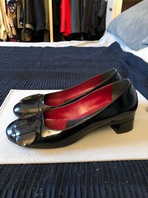 FRATELLI ROSSETTI LUXUS BALLERINAS SCHWARZ PATENT ORIGINAL 38,5 EUR 8,5 US 5,5 UK