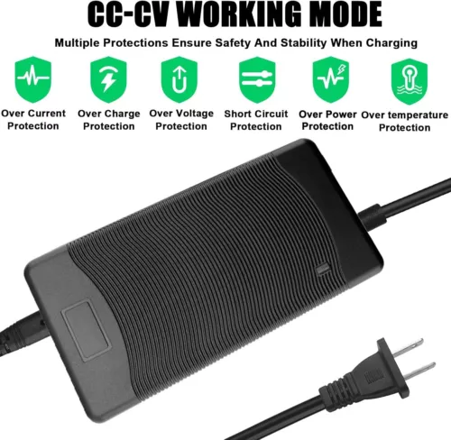 3Amp Smart Battery Charger For ANCHEER StreetRider Electric Bicycle Power Cord - Picture 3 of 5