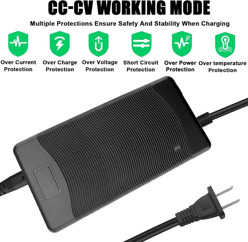 3A Adapter Charger For SMLRO U8 Dual Battery & Dual Motor Fat Tire Electric Bike 3A Adapter Charger For SMLRO U8 Dual Battery & Dual Motor Fat Tire Electric Bike