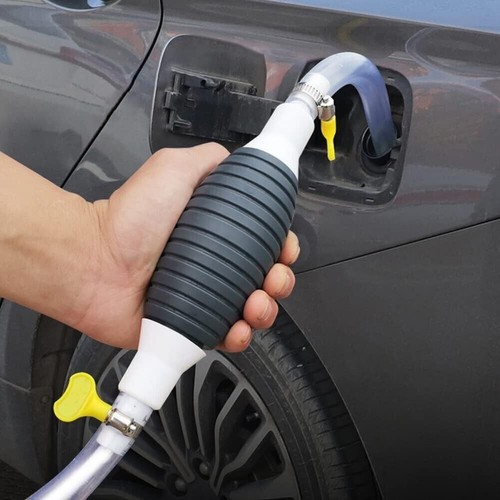 Fuel Suction Transfer Syphon Pump Siphon Hand Car Vehicle Petrol Diesel Oil - Picture 5 of 9
