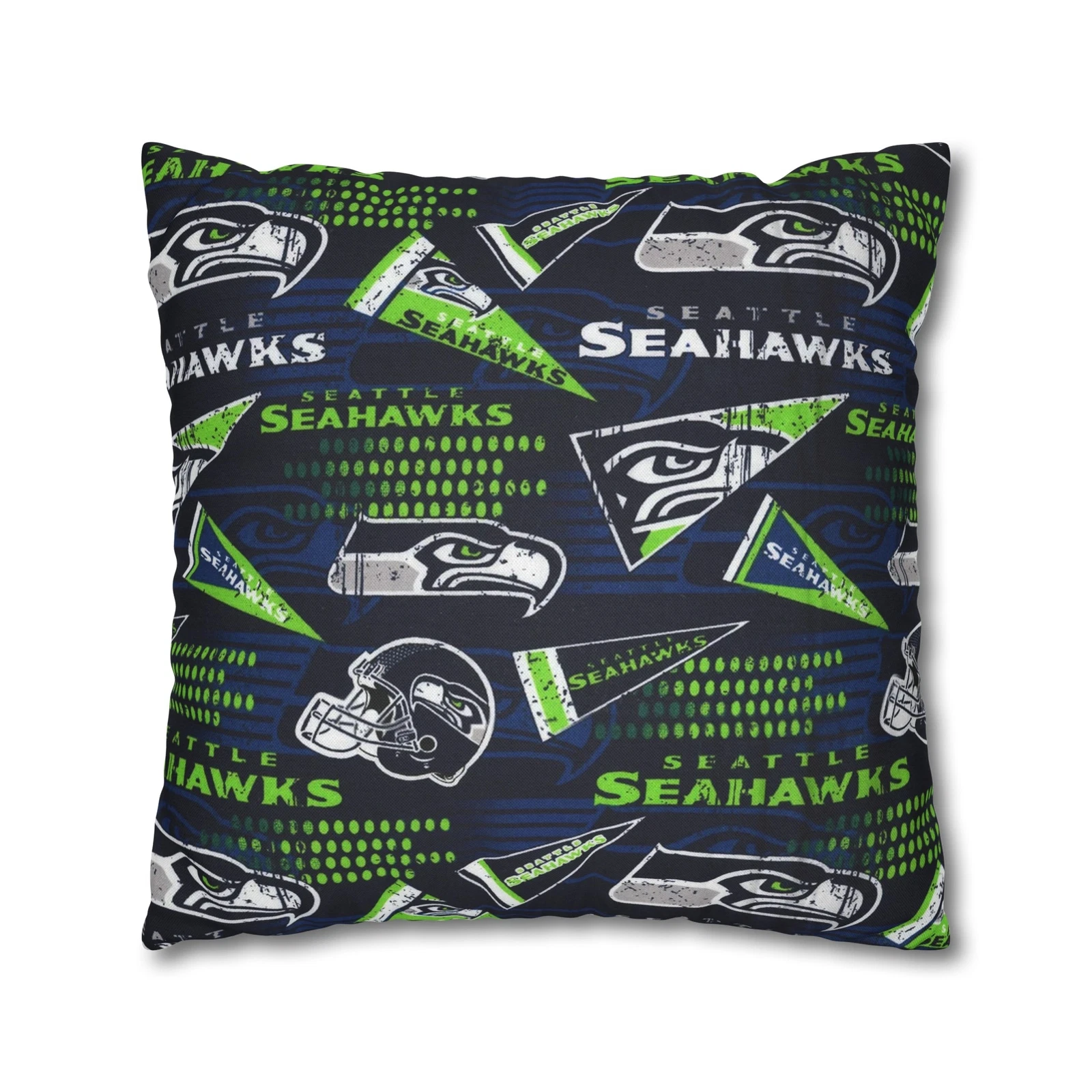 Seattle Seahawks Spun Square Pillowcase