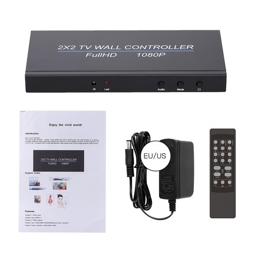 NK-BT14 4-Kanal-TV-Video-Wandcontroller 2x2 1x3 1x2 1x4 4x1 3x1 2x1 P3R3 - Zdjęcie 9 z 11