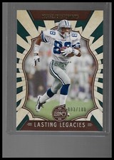 2019 Panini Legacy #LL-MI Michael Irvin Lasting Legacies Green #/100