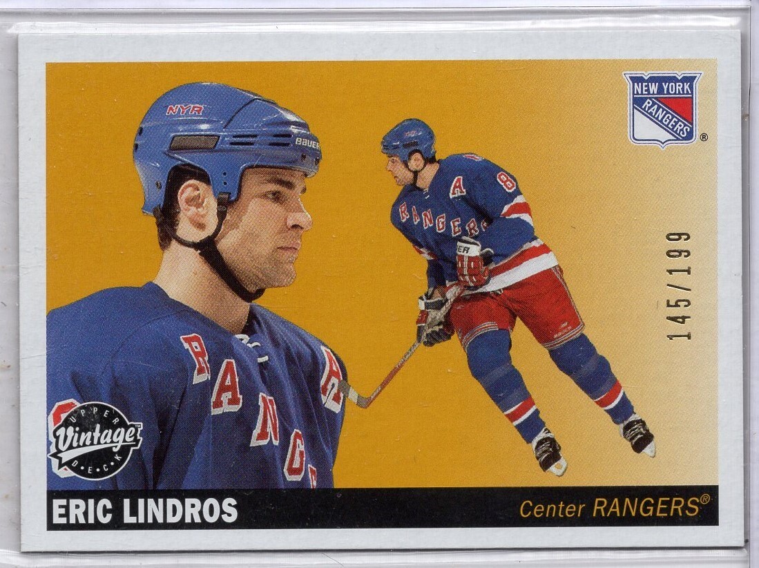 2002-03 Upper Deck Vintage Green Backs #171 Eric Lindros 145/199 *S4613