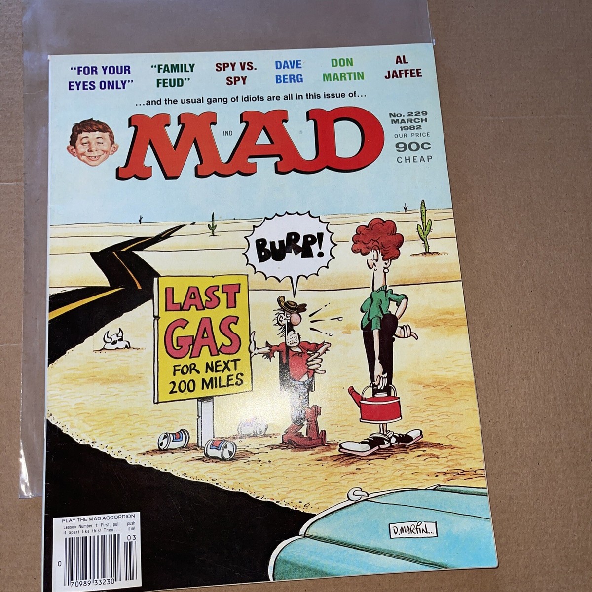 Mad Magazine #229 March 1982. VG Last Gas. Shipping included | eBay