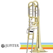 Jupiter JTB1180Q Performance Key of Bb/F/Gb/D Lacquer Nickel Bass Trombone Case