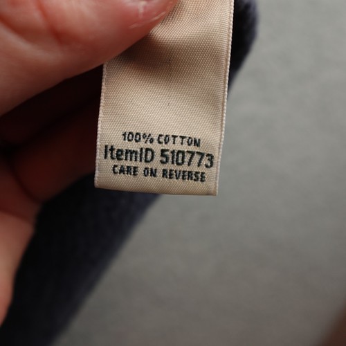 LL Bean Shirt Womens Medium Blue Corduroy Long Sleeve Button Up Oversized - Picture 12 of 12