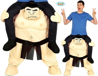 Erwachsene Let me Go Huckepack Sumo Kostüm Ride on Outfit Junggesellenabschied fg