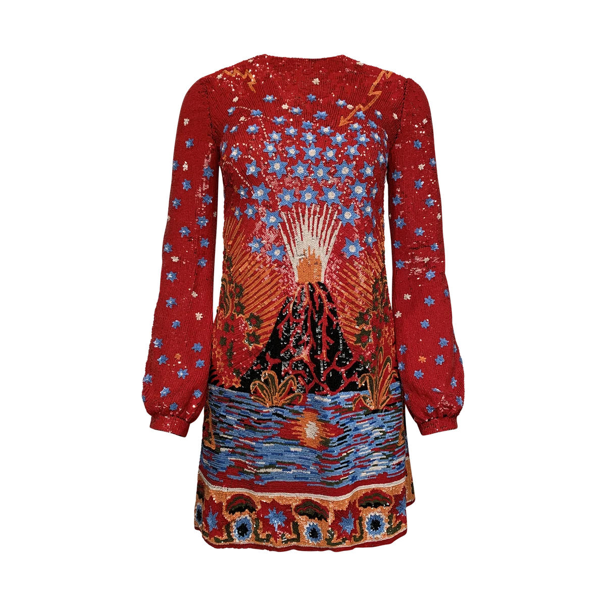 Valentino 2025 volcano dress