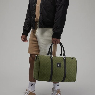 Air Jordan Monogram Logo Jacquard Duffle 25L Luxury Travel Air Jordan Monogram Logo Jacquard Duffle 25L Luxury Travel