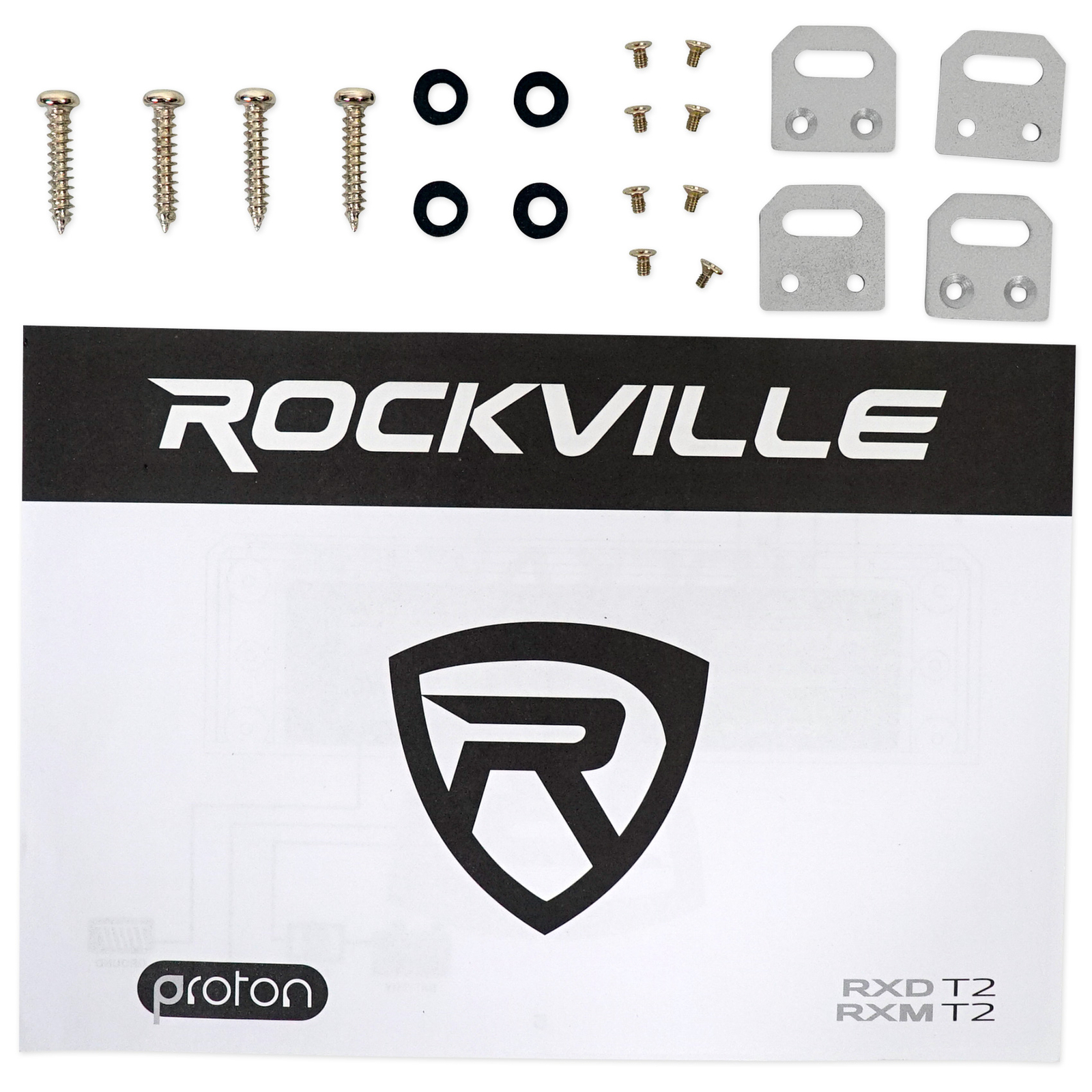 Rockville RXM-T2 Micro 2400 Вт 2-канальный Морскойлодочный усилитель класса D мощностью 2x600 Вт Комплект усилителей
