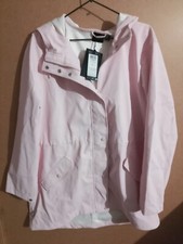 vero moda regenjacke mit kapuze gr. xxl rosa rain coat Parka neu mit Etikett 