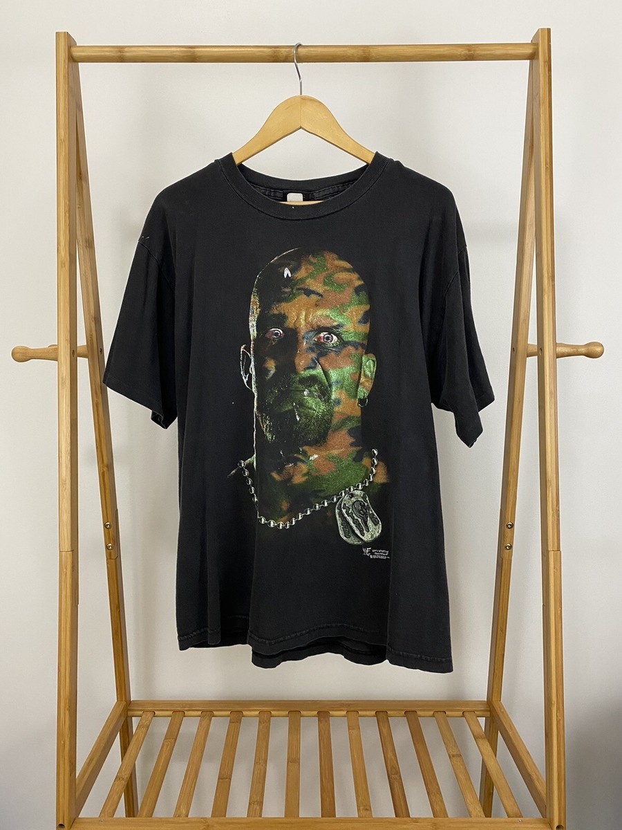 VTG Stone Cold Steve Austin 3:16 Camouflage Big Face Wrestling WWE