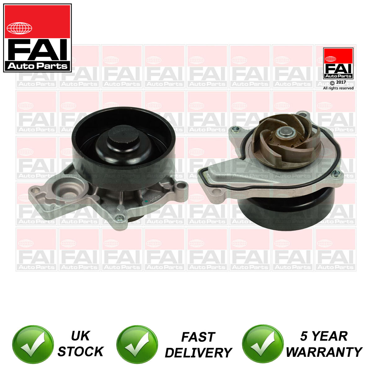 Water Pump FAI Fits Mini Cooper One Clubman Countryman 1.2 1.5 1.6 2.0 ...