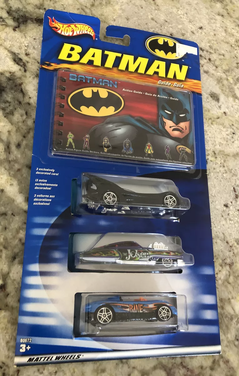 Pack 5 Carrinhos Hot Wheels Batman - Mattel