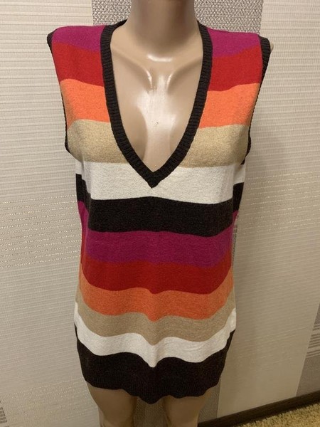 Women Gerry Weber Vest Multicolor Viscose 42 / XL