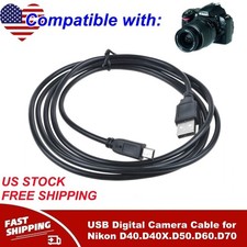 USB Digital Camera Cable for Nikon D40.D40X.D50.D60.D70