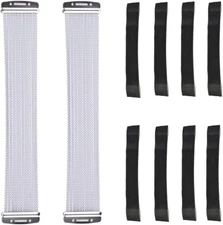 2 Pack Snare Drum Wire with Black Straps Set 20 Strand Spring Steel Wires